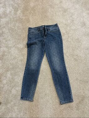 White House Black Market Women's Skinny Jeans sz6 embellished